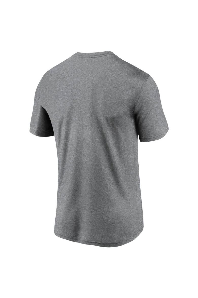 Men's Nike Heathered Charcoal Tennessee Titans Logo Essential Legend Performance T-Shirt, Alternate, color, Heather Charcoal