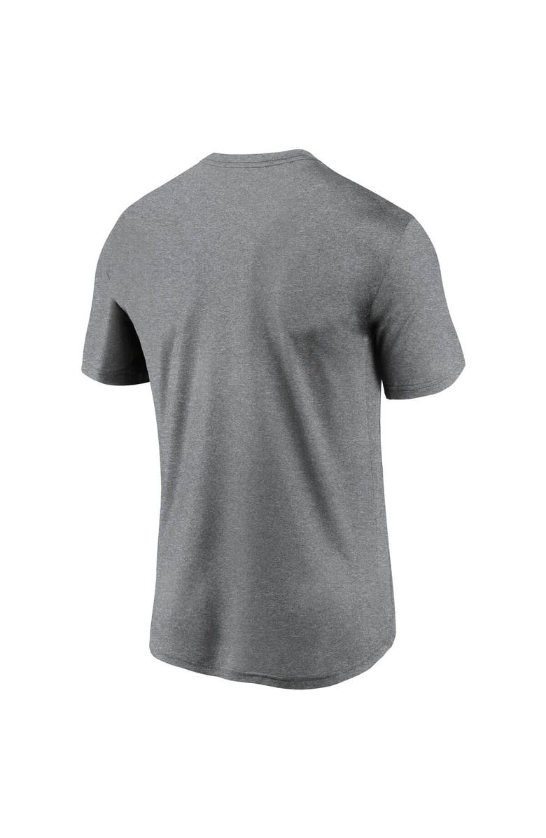 Nike Men's Nike Heathered Charcoal Tennessee Titans Logo Essential Legend Performance T-Shirt, Alternate, color, Heather Charcoal
