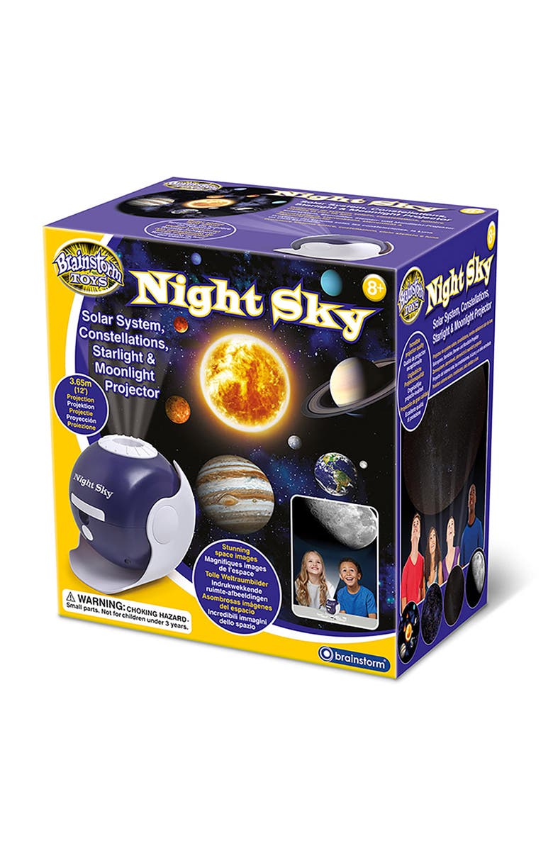 Brainstorm Toys Night Sky Projector Solar System, Constellations Projector, Main, color, Multicolored