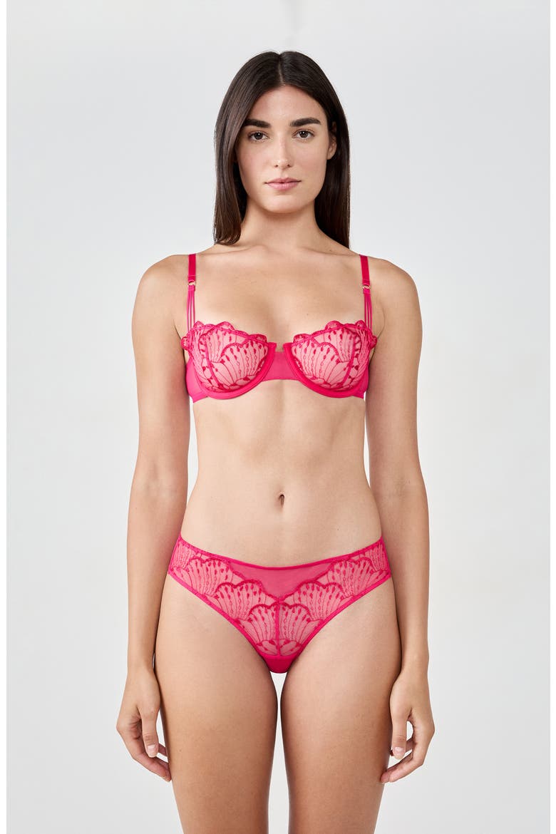 Nayade Hipster Panties, Alternate, color, PETUNIA