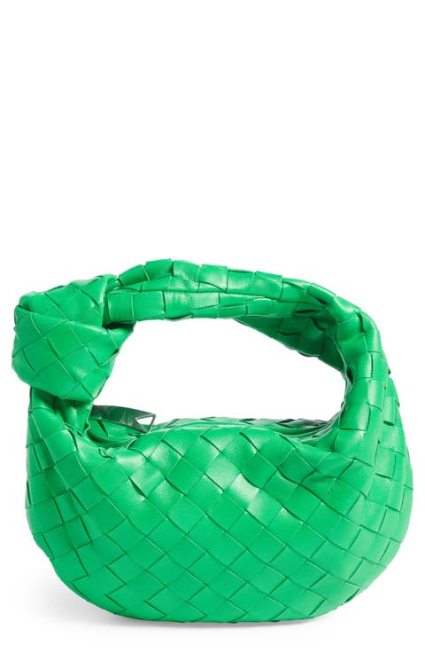 Mini Jodie Intrecciato Leather Top Handle Bag