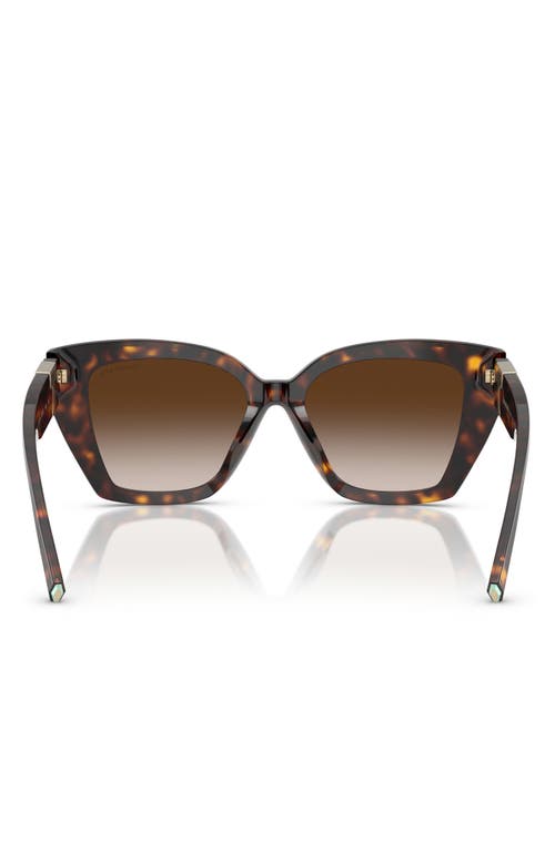 Tiffany & Co . 52mm Gradient Square Sunglasses In Brown