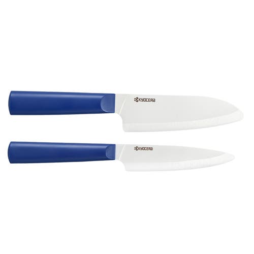Kyocera Innovationwhite® 2 Piece Ceramic Knife Set In Blue