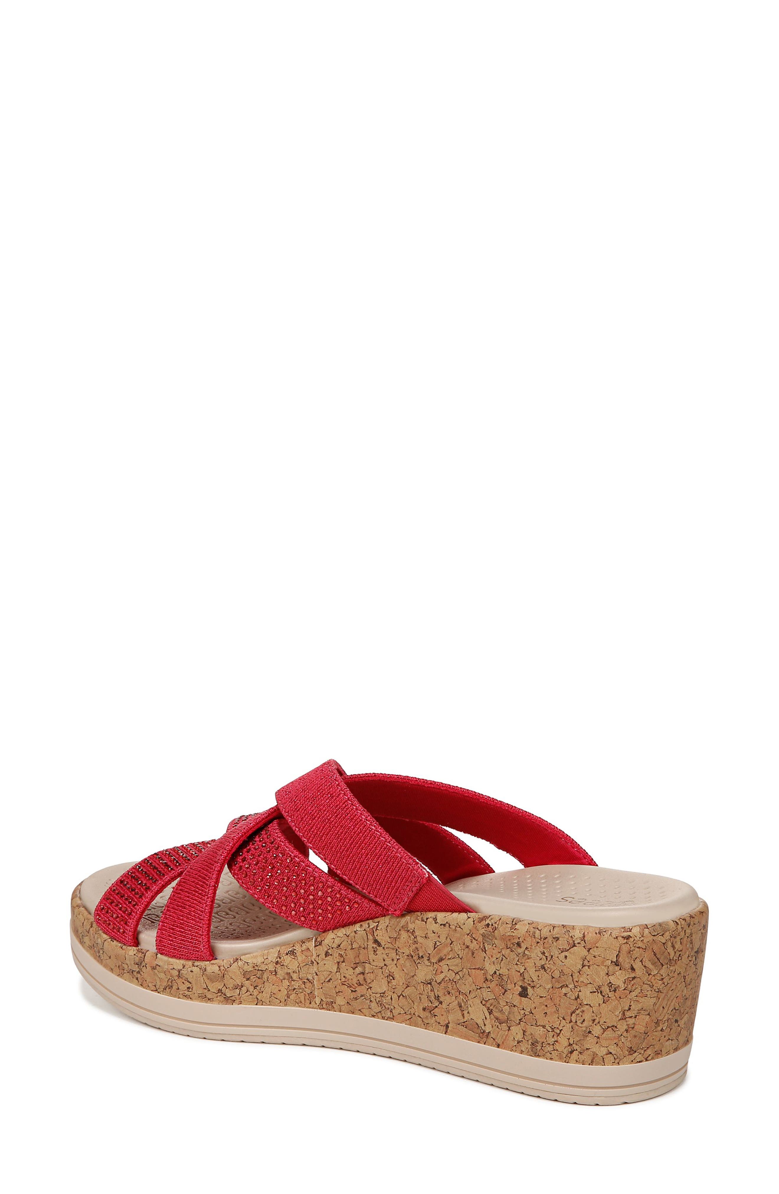 LifeStride Reign Crystal Embellished Slide Sandal, Alternate, color, Magenta