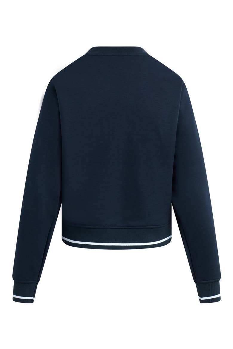 The Collegiate Graphic Sweatshirt, Alternate, color, NAVY/WHITE