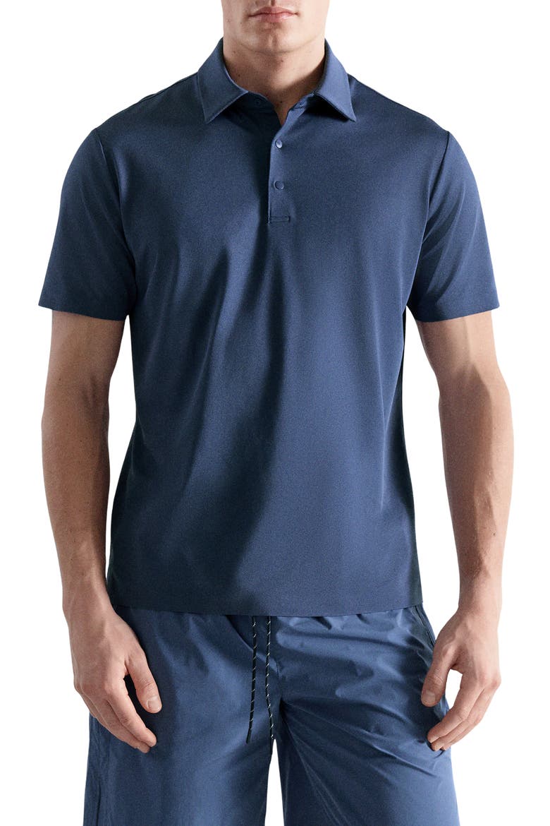 Slim Fit Coolmax® Polo, Main, color, INK BLUE