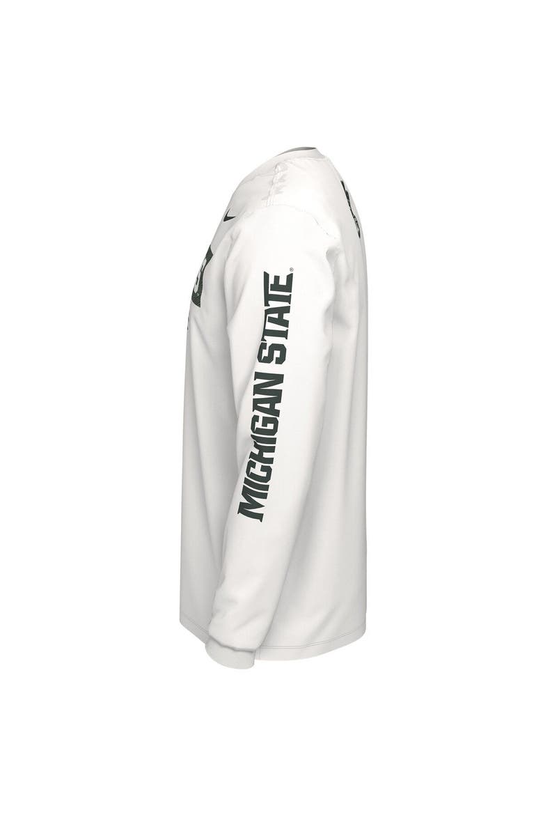 Men's Nike White Michigan State Spartans 2023 Fan Long Sleeve T-Shirt, Alternate, color, White