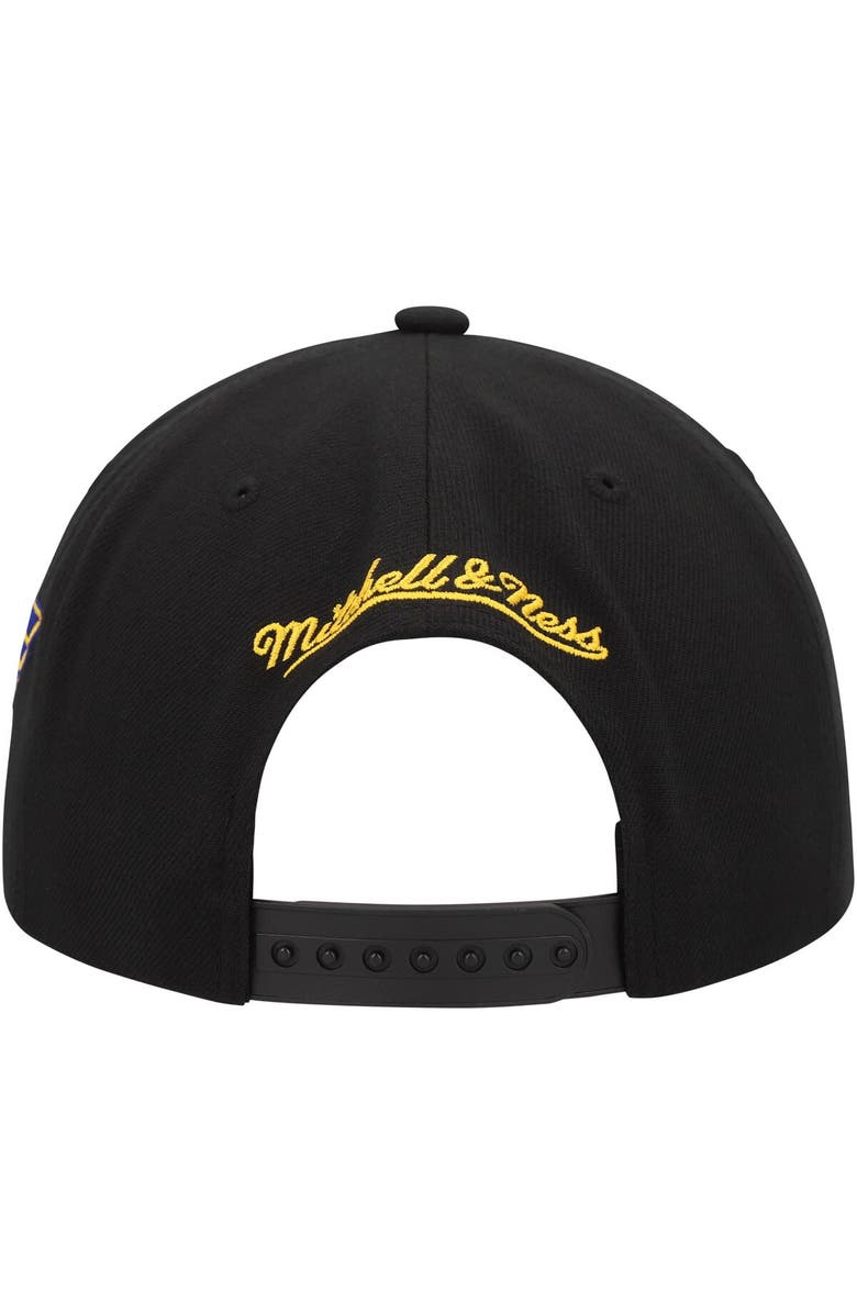 Mitchell & Ness Men's Mitchell & Ness Black St. Louis Blues Core Team Script 2.0 Snapback Hat, Alternate, color, Black