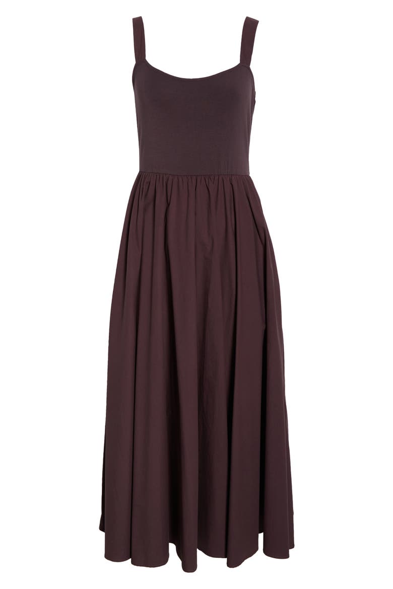 Fit & Flare Sundress, Alternate, color, CHOCOLATE