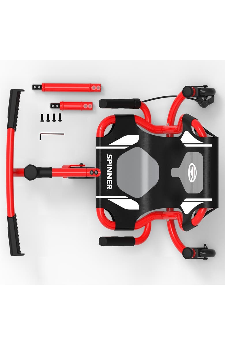 EzyRoller Spinner Bravo Ride on Scooter, Red, Alternate, color, Multicolored