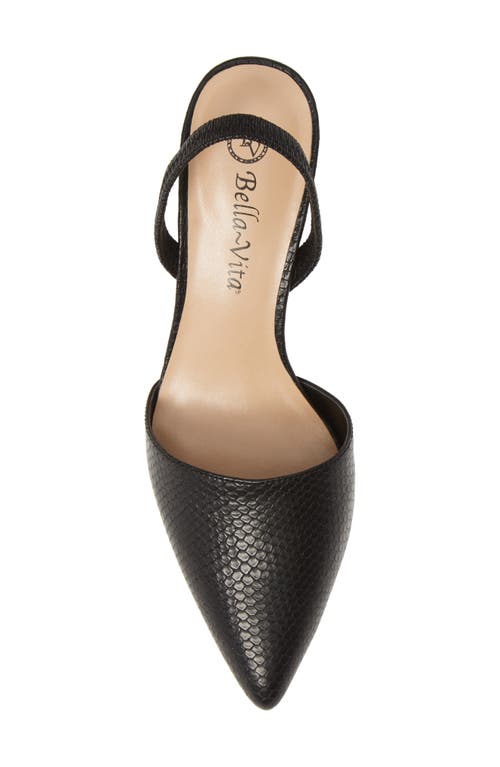 Bella Vita Sarah Ii Slingback Pump In Black