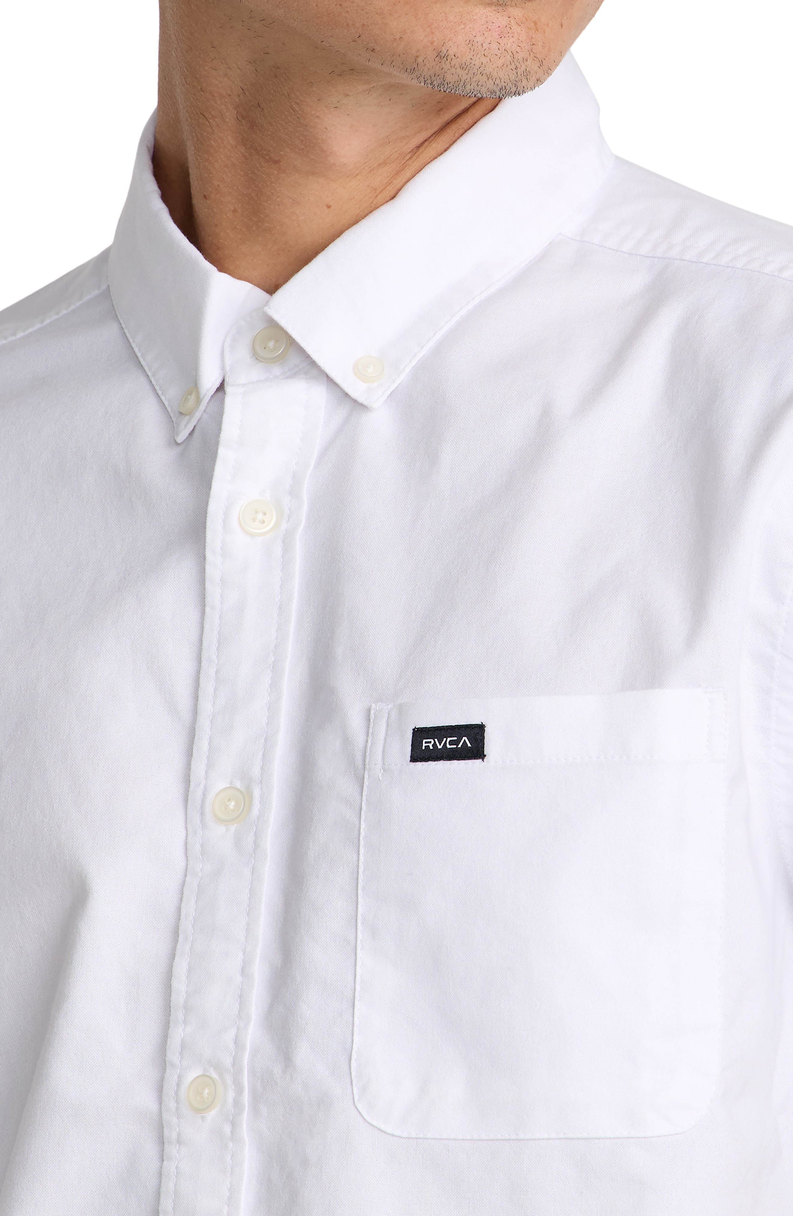 That'll Do Slim Fit Solid Short Sleeve Button-Down Shirt - image 4