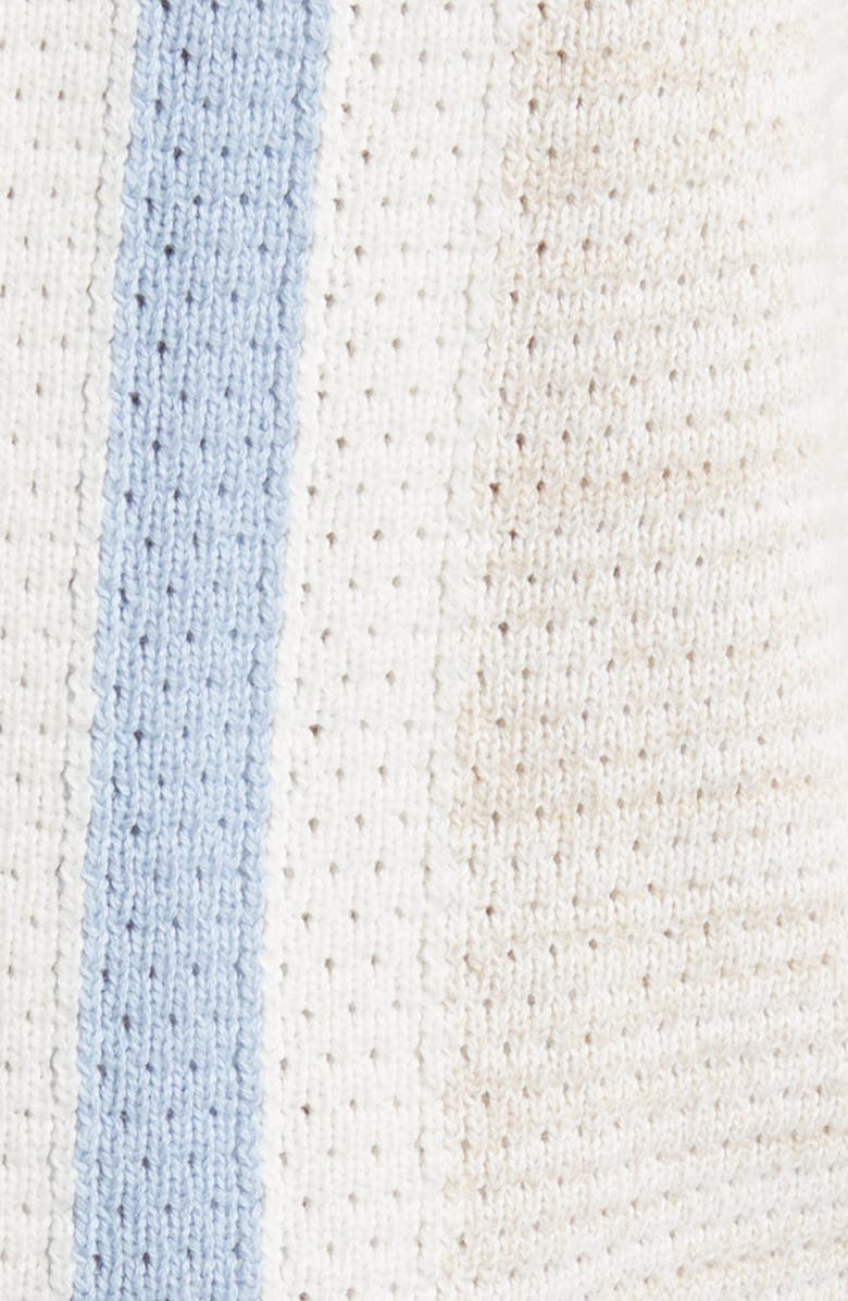 Wax London Tellaro Pointelle Knit Button-Up Shirt, Alternate, color, 