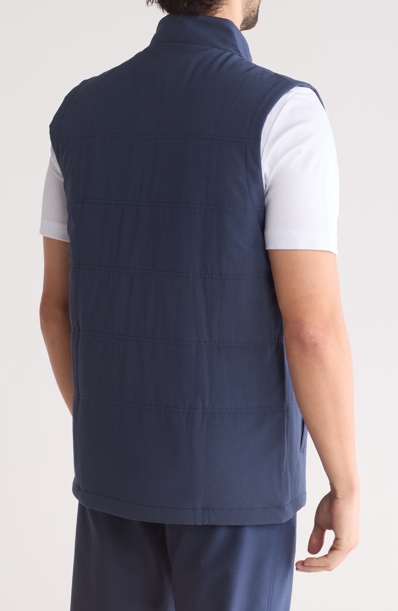 TravisMathew Interlude Puffer Vest, Alternate, color, Mood Indigo