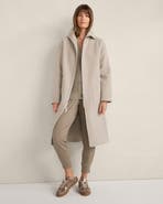 Haven Well Within Wool Blend Funnel Neck Coat