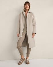 Haven Well Within Wool Blend Funnel Neck Coat