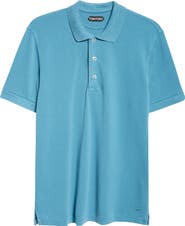 TOM FORD Lyocell & Cotton Piqué Polo