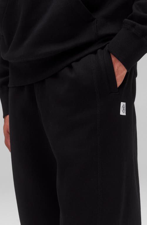Reigning Champ Midweight Fleece Joggers In Black