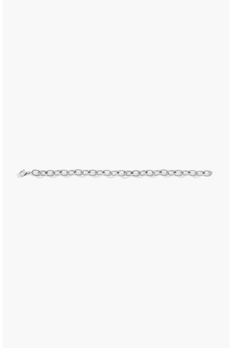 Link Chain Bracelet, Alternate, color, White