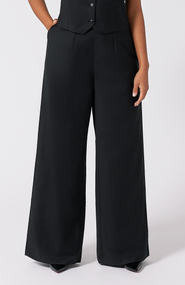 Aam The Label The Wool Wide Leg Pant For Full Hips And Thighs
