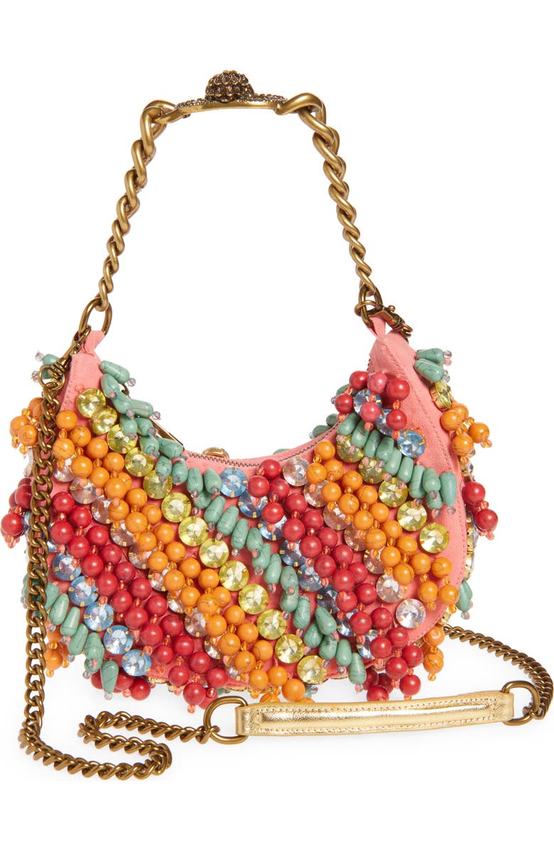 Kurt Geiger London Small Chelsea Embellished Hobo Bag, Alternate, color,