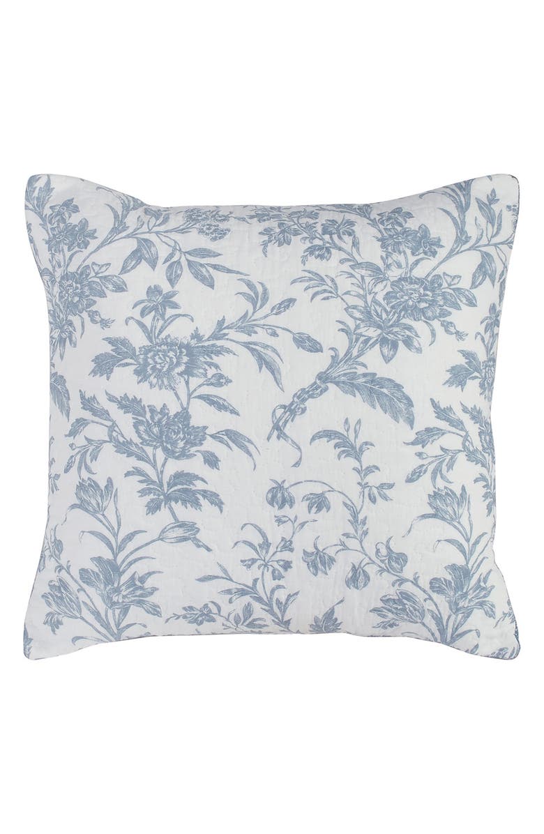 Laura Ashley Ashfield 3-Piece Cotton Comforter & Sham Set, Alternate, color, Soft Blue