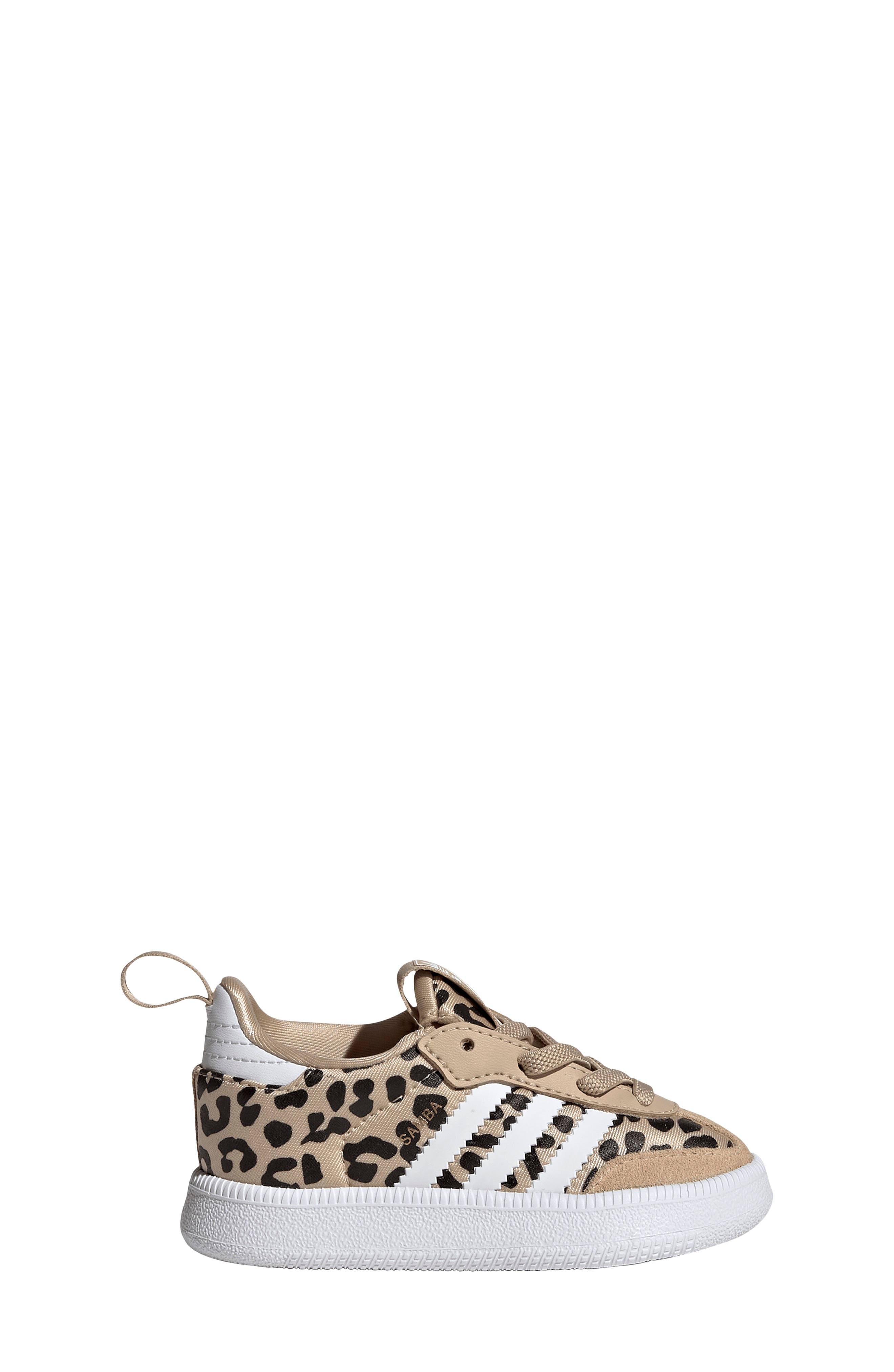 Kids' Samba Quickon Sneaker, Alternate, color, BEIGE/ WHITE/ BLACK