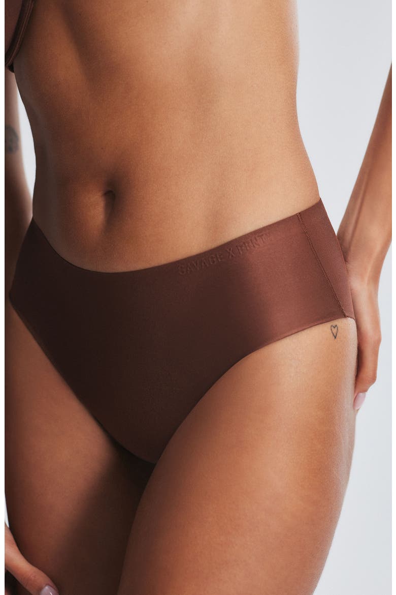 Microfiber No-Show Hipster Briefs, Alternate, color, BROWN SUGAR NUDE