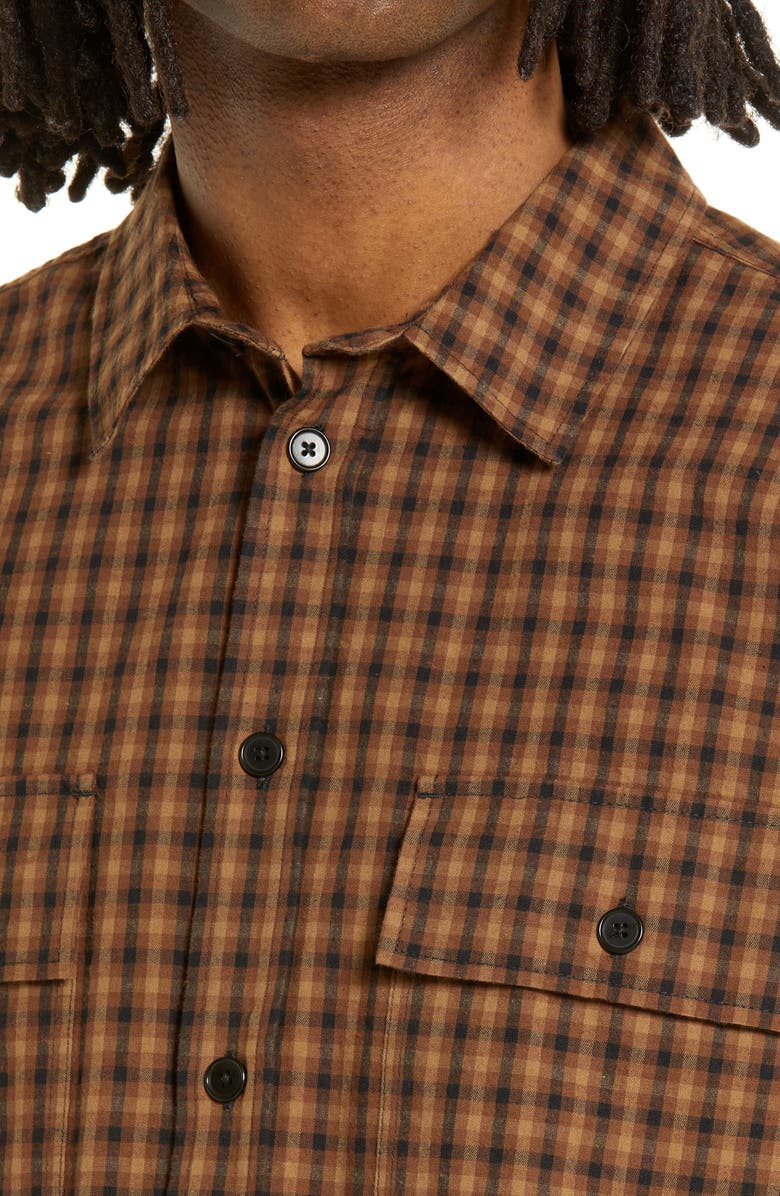 Wood Wood Avenir Flannel Check Shirt, Alternate, color, 
