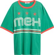 Daydreamer Mexico World Cup Oversized Ringer Graphic T-Shirt