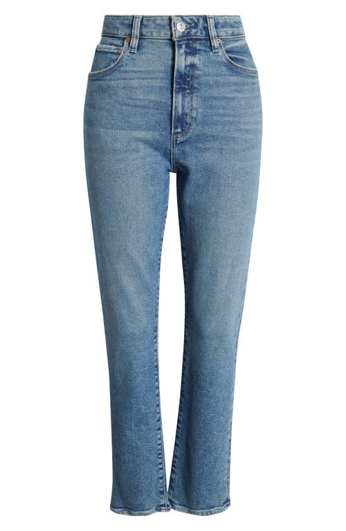Paige Billy High Waist Ankle Straight Leg Jeans In Blue