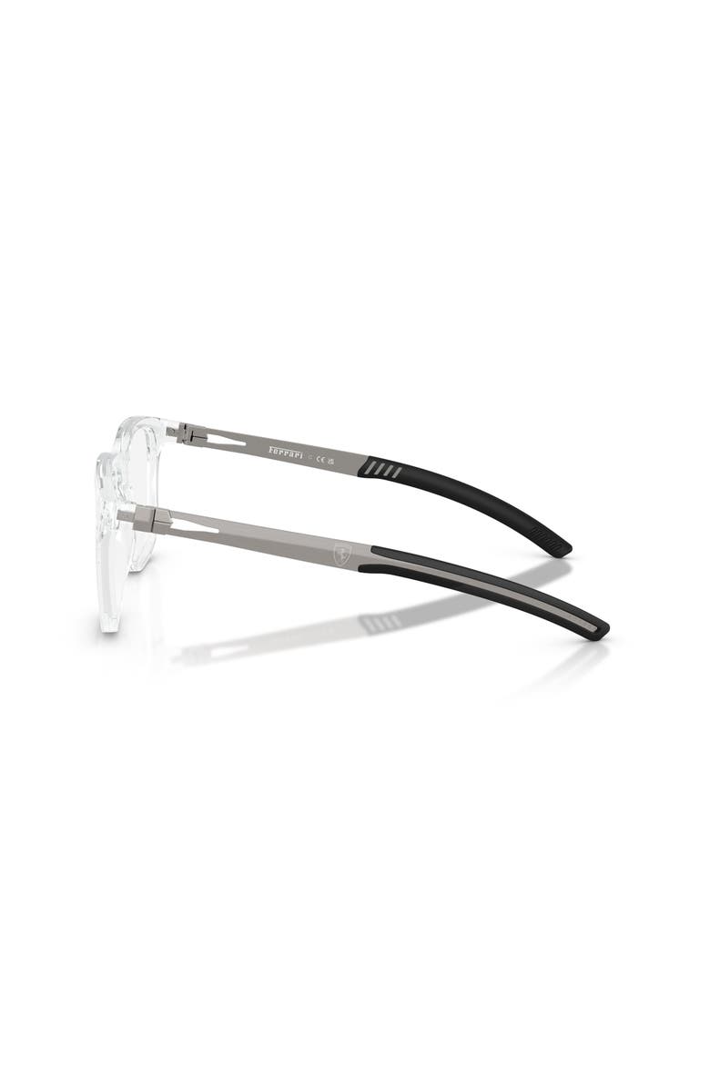Scuderia Ferrari 53mm Rectangle optical glasses, Alternate, color, White