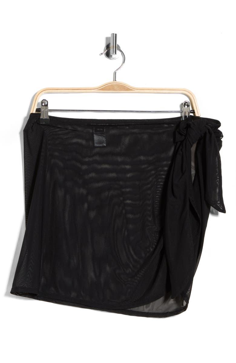 Good American Leg Daze Sarong, Main, color, Black001