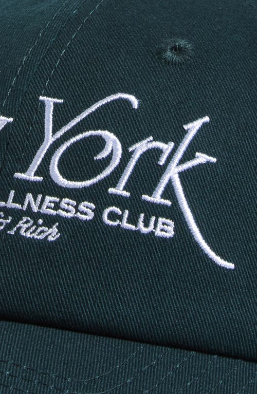 Shop Sporty And Rich Sporty & Rich New York '94 Baseball Cap In Dark Green