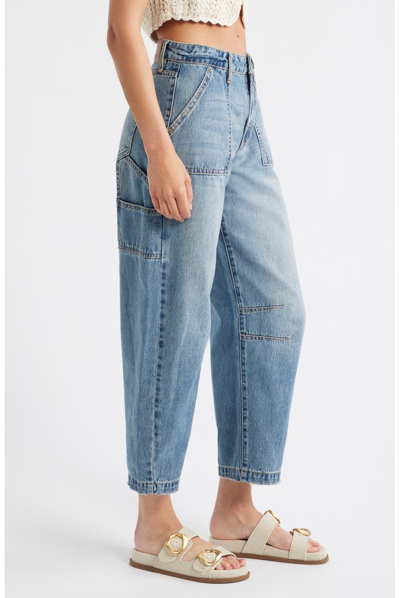 Crop Barrel Jeans, Alternate, color, MED.WASH