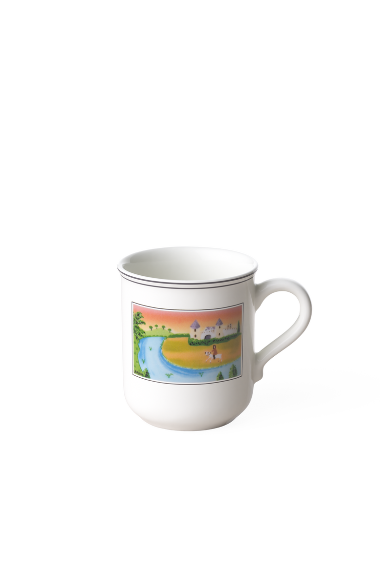 Design Naif Mug #2 Man on Horse, Main, color, None