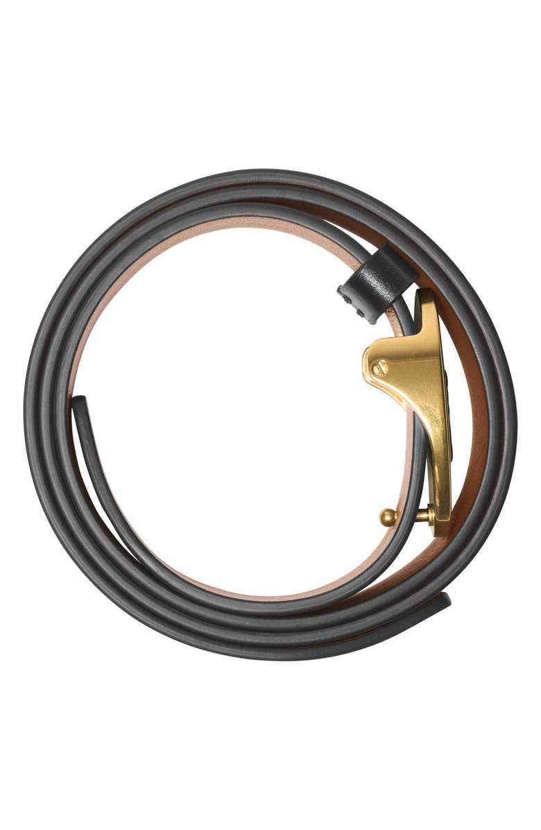 Burberry Knight Buckle Reversible Leather Belt, Alternate, color,