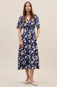 Rebecca Taylor Bea Linen Maxi Dress
