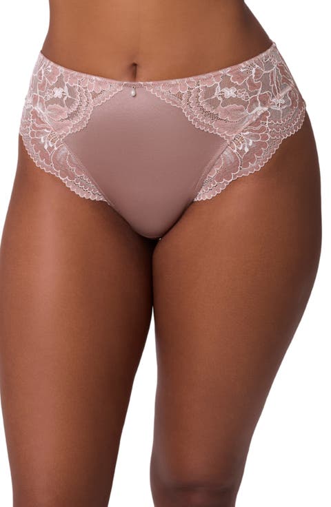 Floral Lace & Microfiber Briefs
