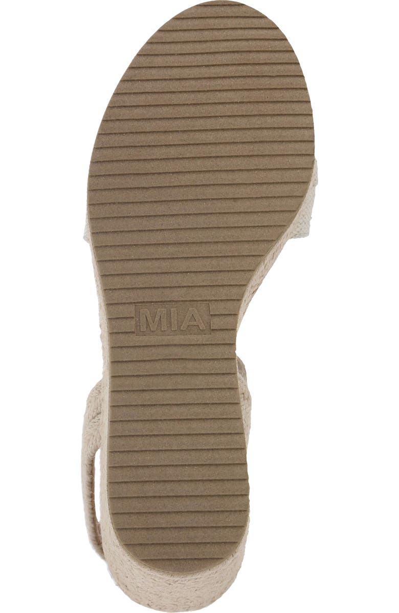 MIA Barossa Wedge Sandal, Alternate, color, Natural