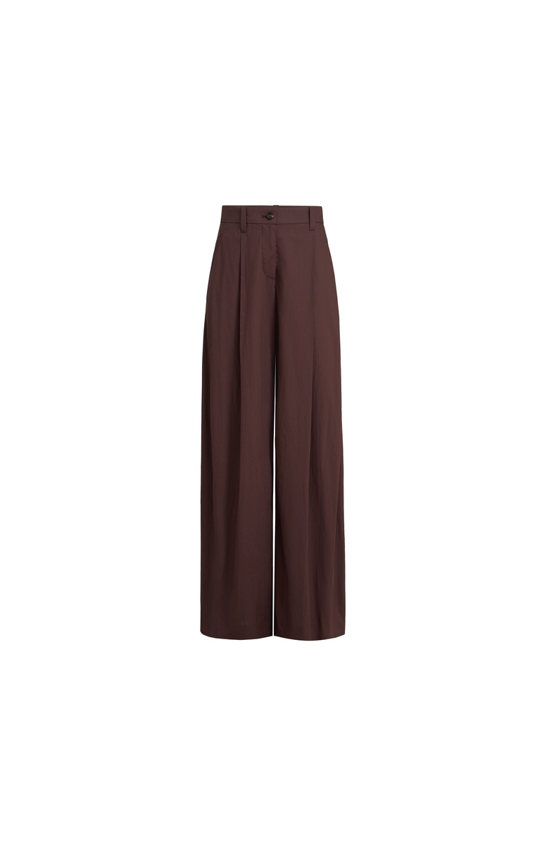 Brunello Cucinelli Wide trousers, Alternate, color, Cocoa