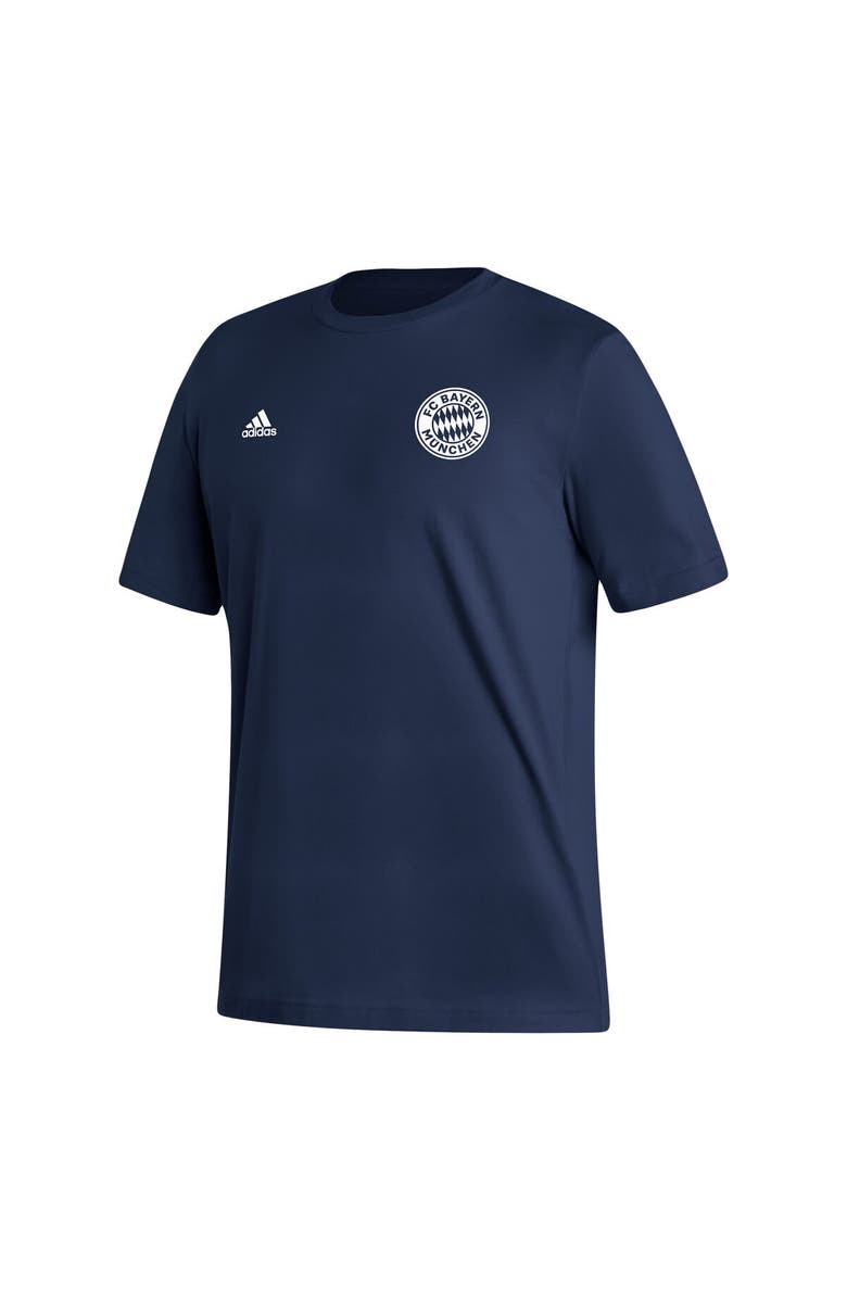 adidas Men's adidas Navy Bayern Munich Crest T-Shirt, Alternate, color, 