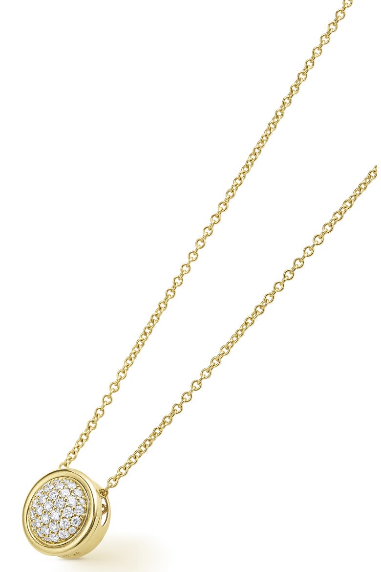Meridian Pavé Diamond Pendant Necklace, Alternate, color, GOLD
