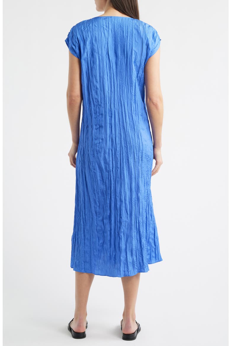 Cap Sleeve Silk Maxi Dress, Alternate, color, BLUE STAR