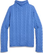 vineyard vines Cable Knit Mock Neck Sweater