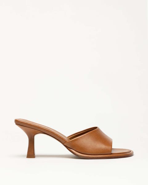 Leather open toe shoes online