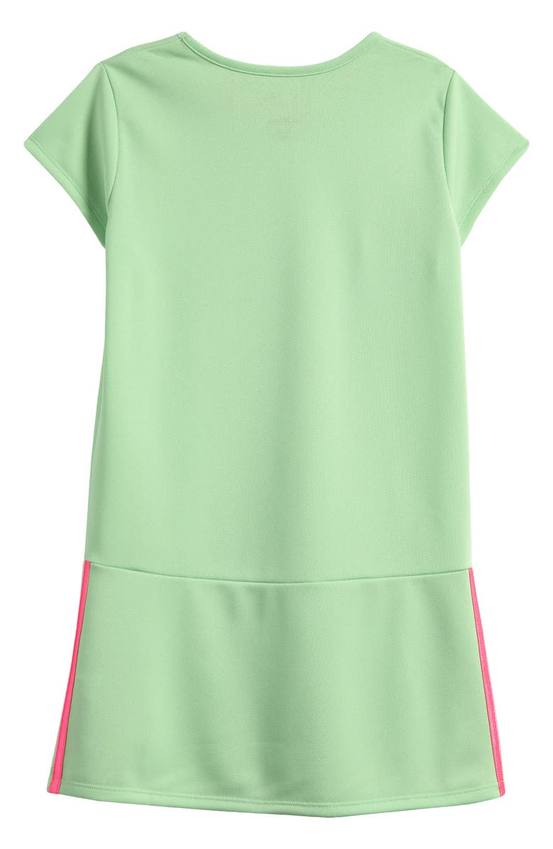 adidas Kids' Piqué Tennis Dress, Alternate, color, Semi Green Spark