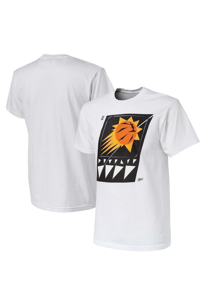 Men's NBA x Naturel White Phoenix Suns No Caller ID T-Shirt, Alternate, color, White