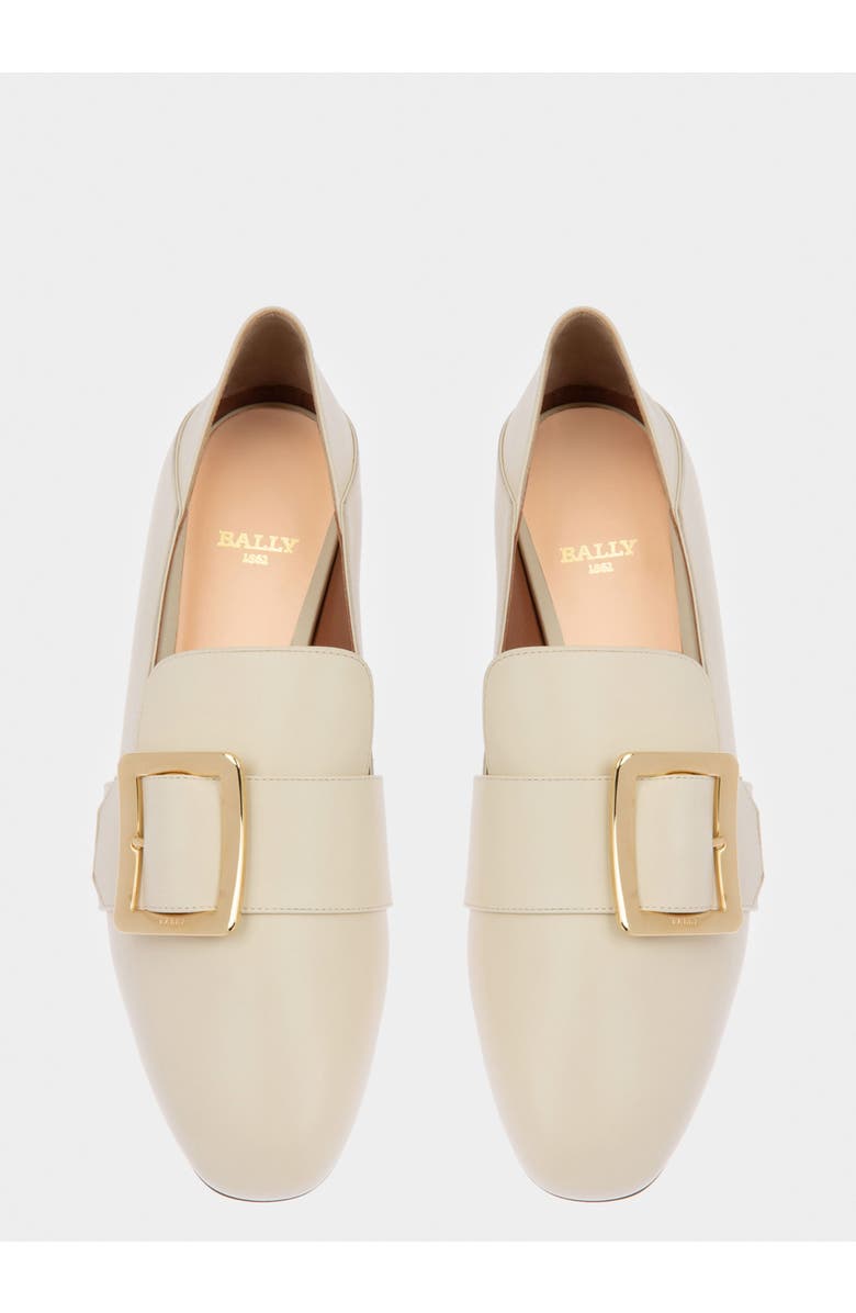 Bally Janelle Women's Leather Slipper, Alternate, color, White