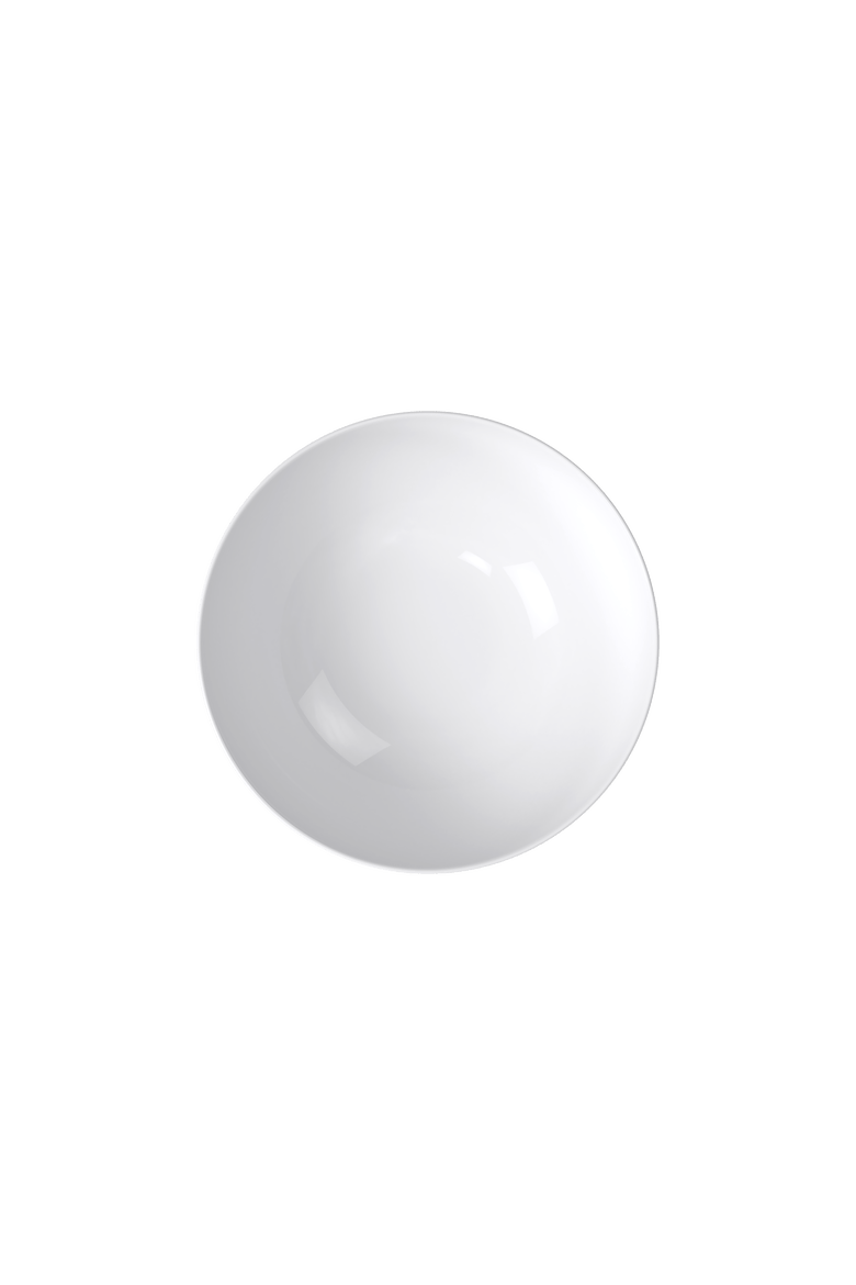 Anmut Salad Bowl Medium Round, Alternate, color, White